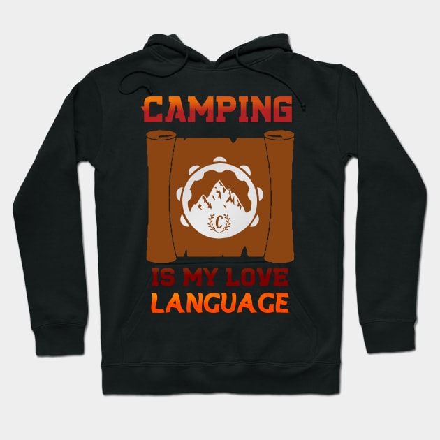 camping is my love language Hoodie by jaml-12